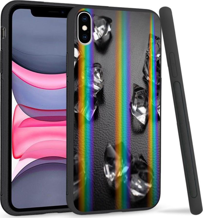 Super Fashion Etui Rainbow Series na Apple iPhone XS Max Glass Cube 1