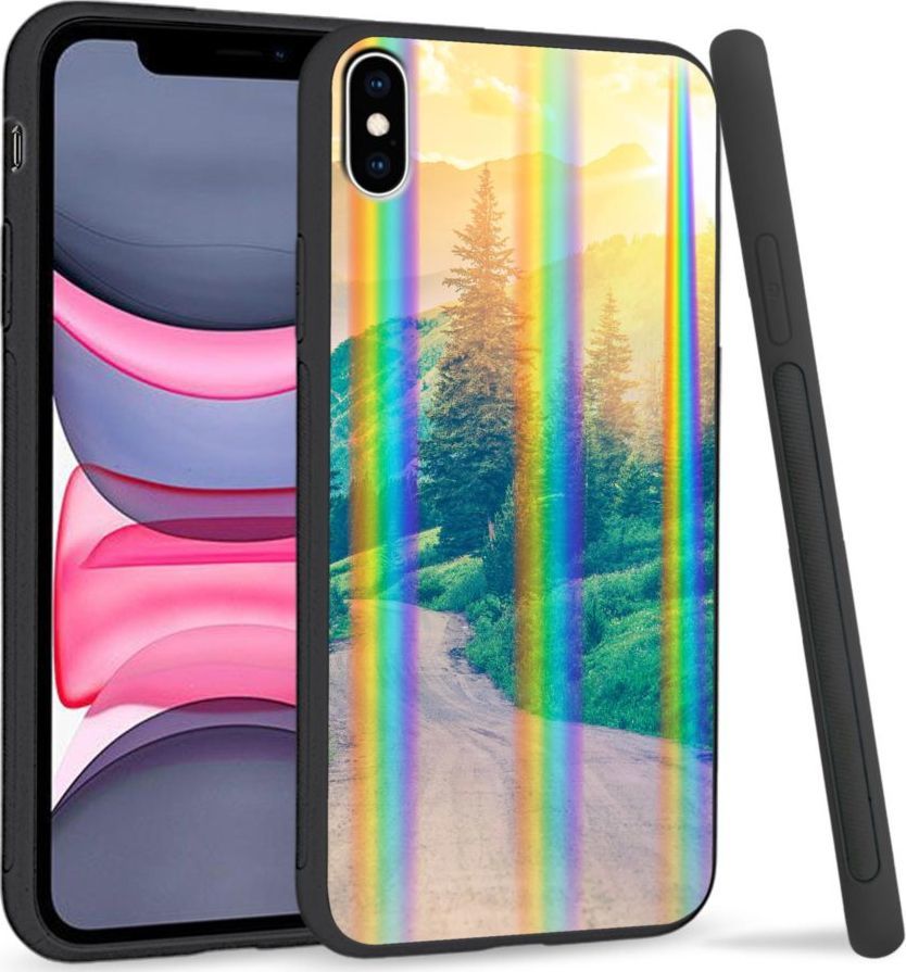 Super Fashion Etui Rainbow Series na Apple iPhone XS Max Village roads 1