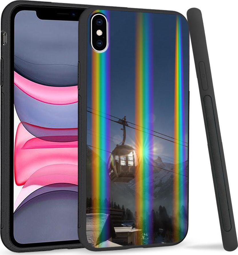 Super Fashion Etui Rainbow Series na Apple iPhone XS Max Kolejka linowa 1