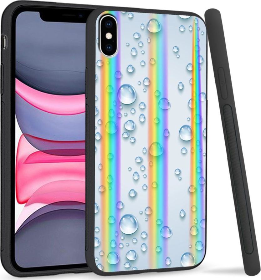 Super Fashion Etui Rainbow Series na Apple iPhone XS Max Droplets 1