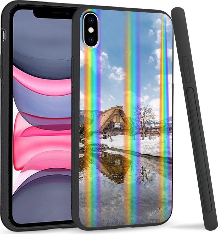 Super Fashion Etui Rainbow Series na Apple iPhone XS Max Górska chata 1
