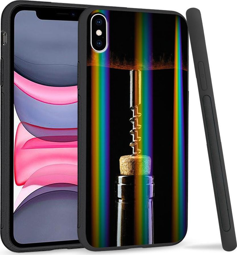 Super Fashion Etui Rainbow Series na Apple iPhone XS Max Korkociąk 1