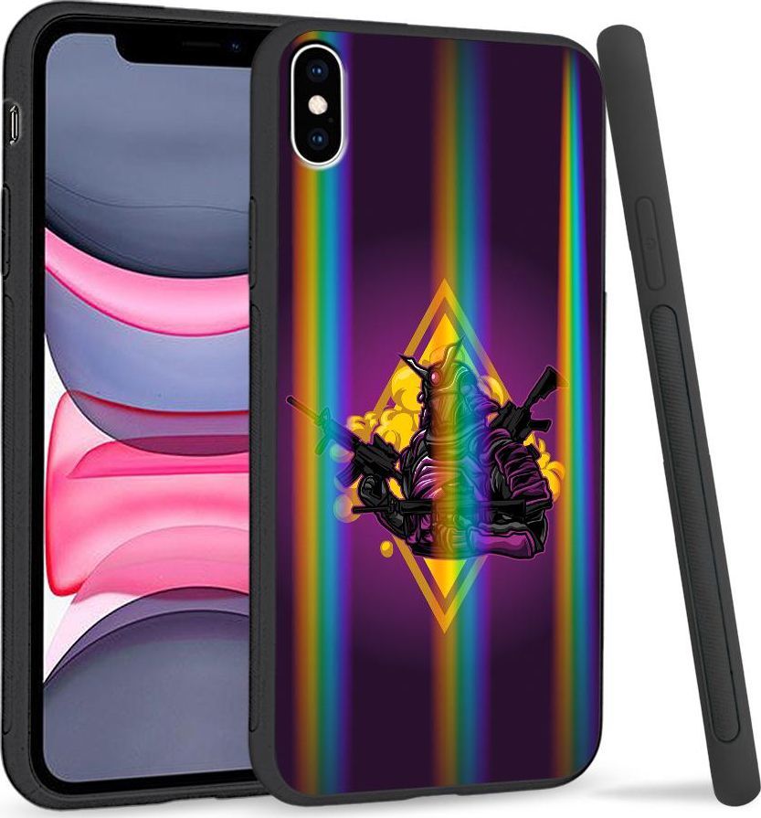 Super Fashion Etui Rainbow Series na Apple iPhone XS Max Ninja 1