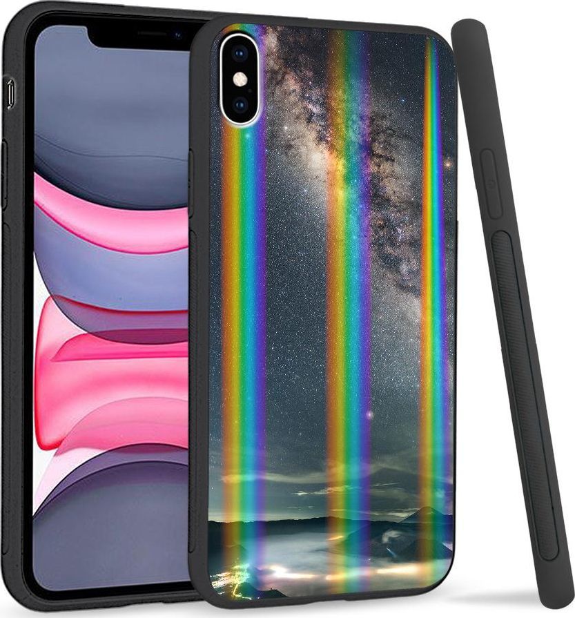 Super Fashion Etui Rainbow Series na Apple iPhone XS Max Gwieździste niebo 1