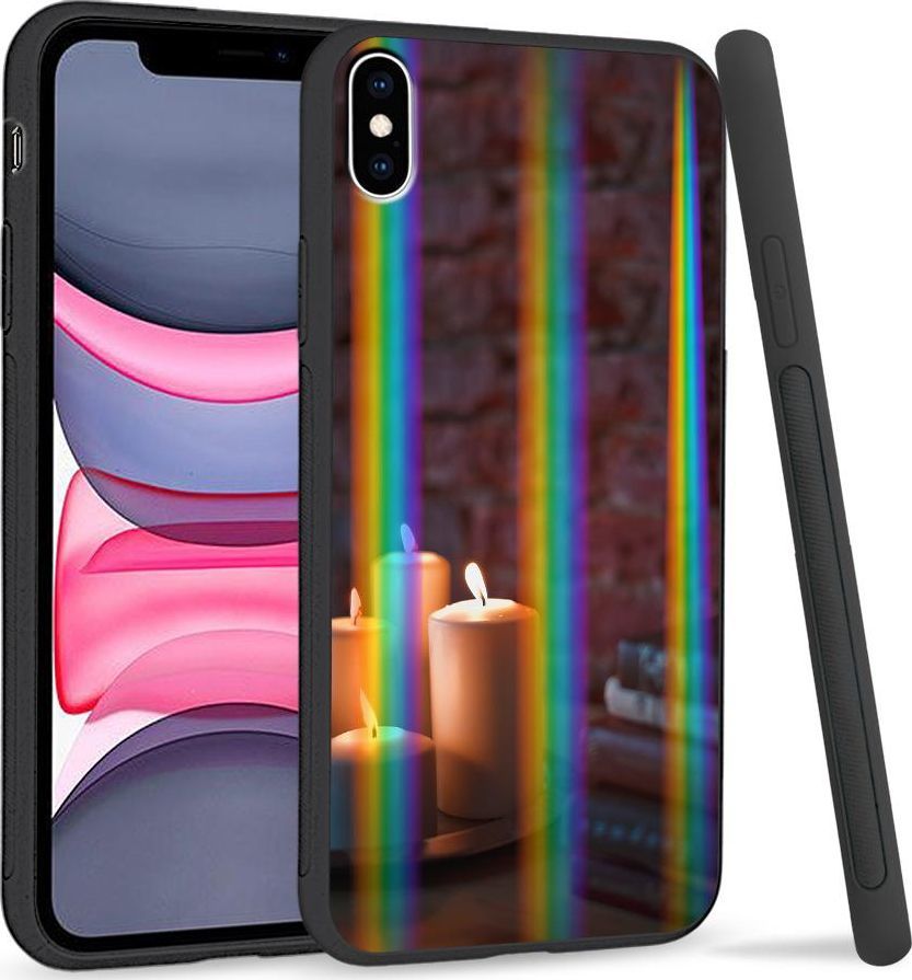 Super Fashion Etui Rainbow Series na Apple iPhone XS Max Romantyzm 1