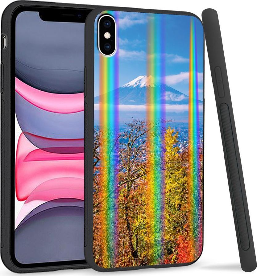 Super Fashion Etui Rainbow Series na Apple iPhone XS Max Widk vulkan 1