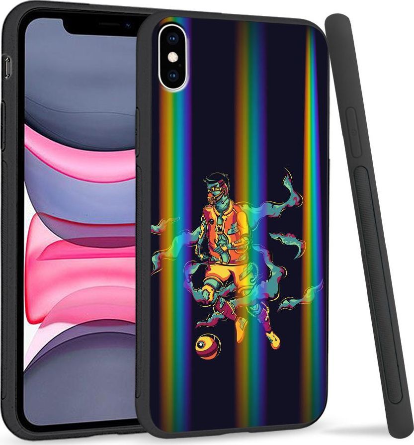 Super Fashion Etui Rainbow Series na Apple iPhone XS Max Kosmiczna gra 1