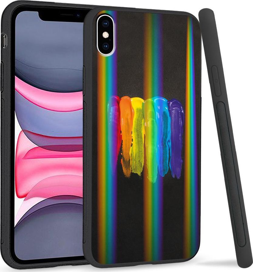 Super Fashion Etui Rainbow Series na Apple iPhone XS Max Zabarwienie 1