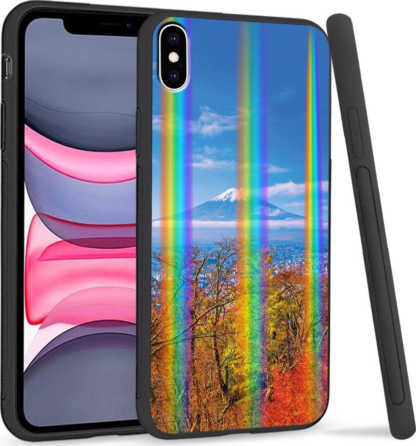 Super Fashion Etui Rainbow Series na Apple iPhone XS Max Widok na góry 1