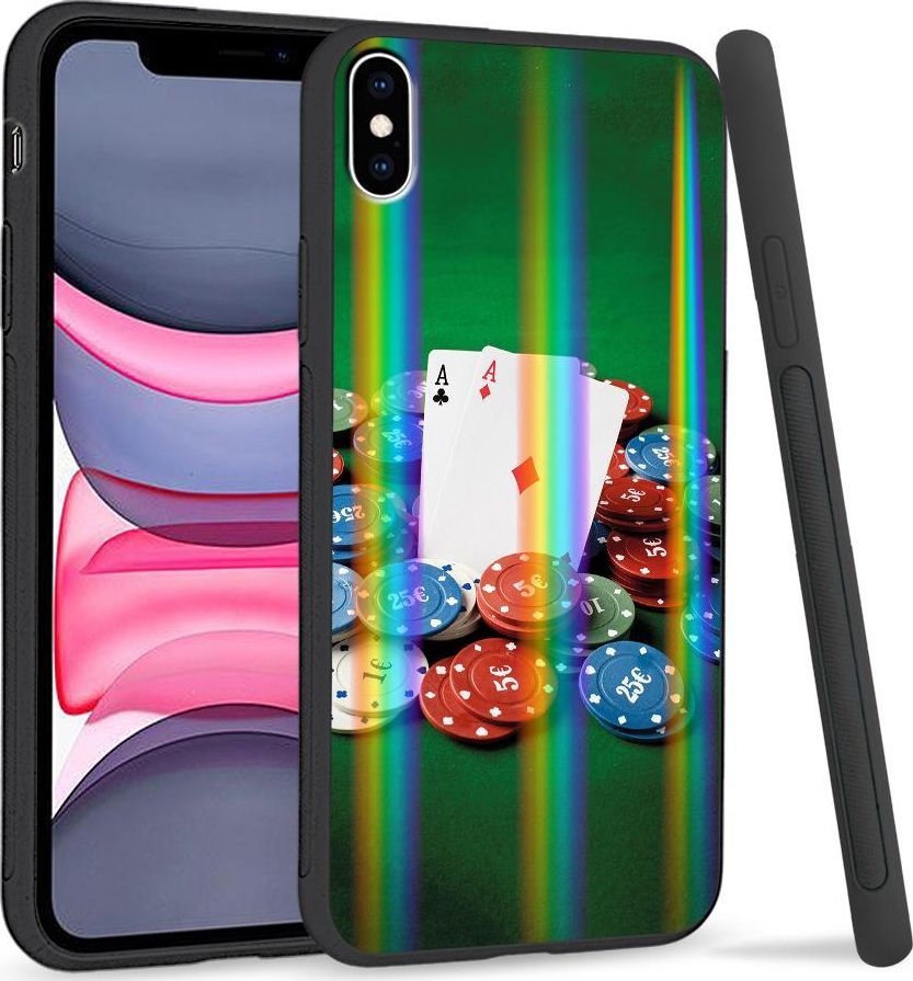 Super Fashion Etui Rainbow Series na Apple iPhone XS Max Poker 1