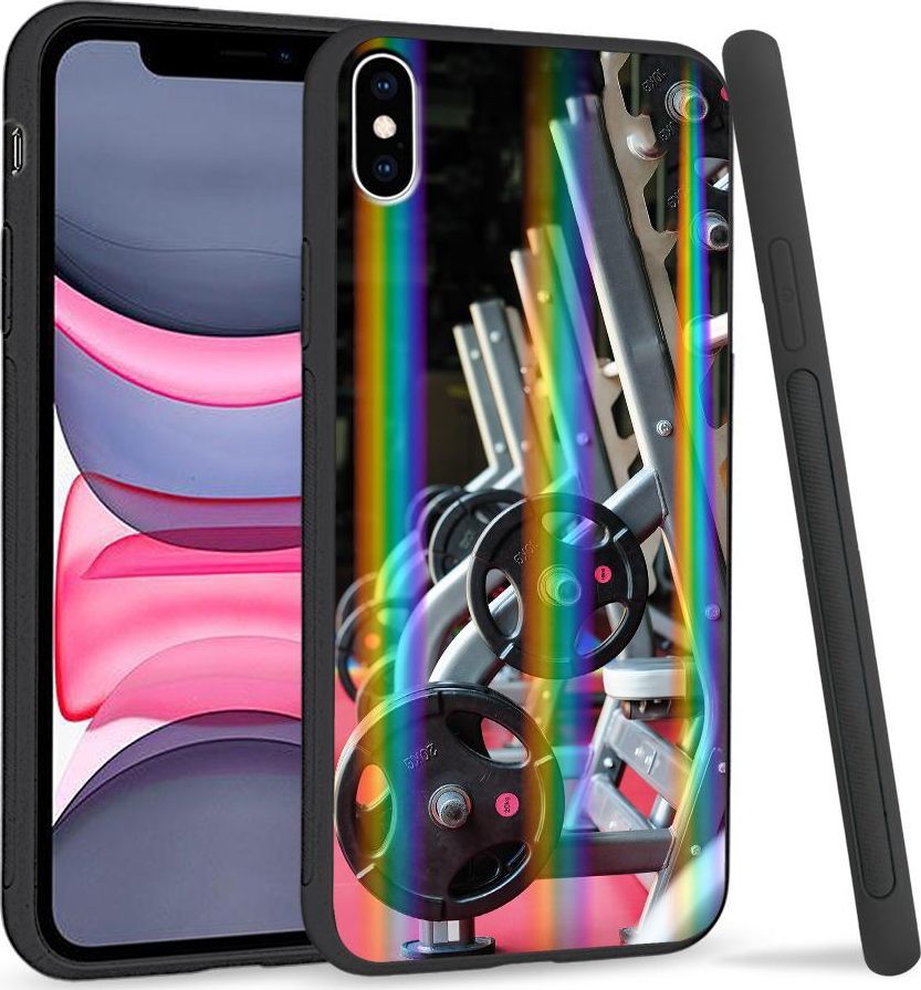 Super Fashion Etui Rainbow Series na Apple iPhone XS Max Siłownia 1