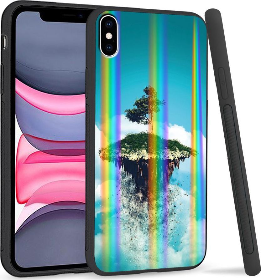 Super Fashion Etui Rainbow Series na Apple iPhone XS Max Drzewo 1