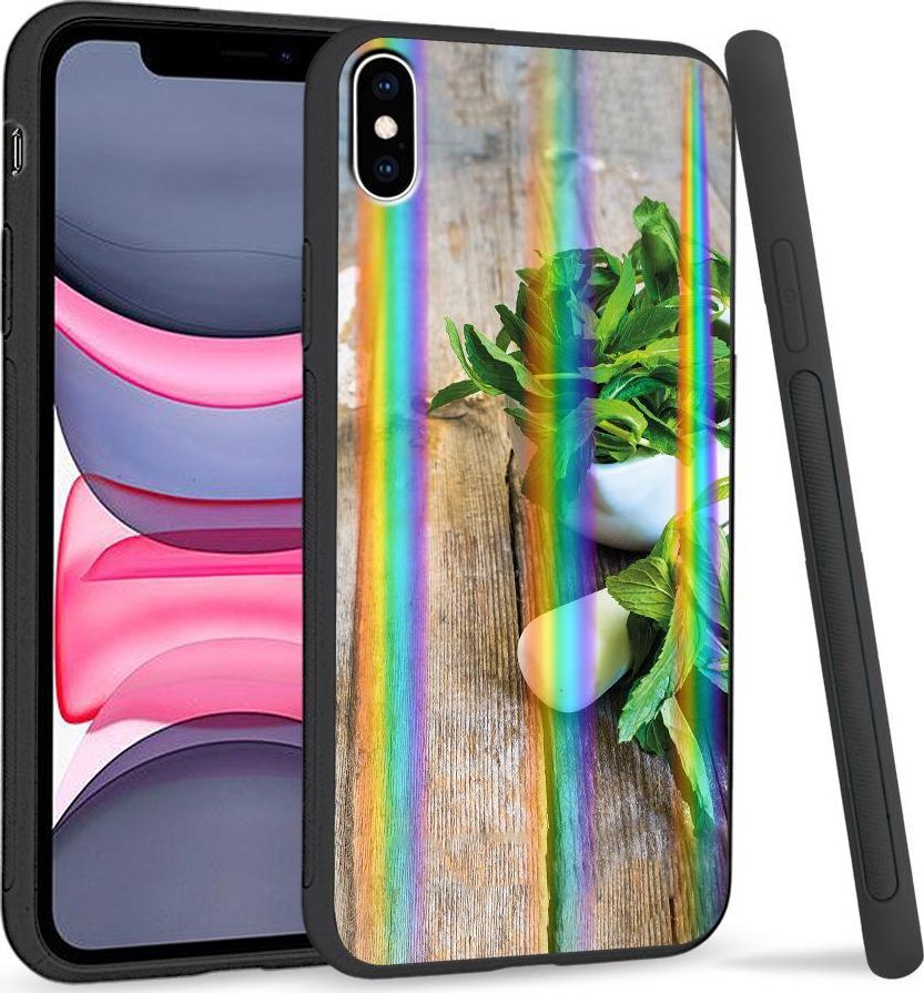 Super Fashion Etui Rainbow Series na Apple iPhone XS Max Mięta 1