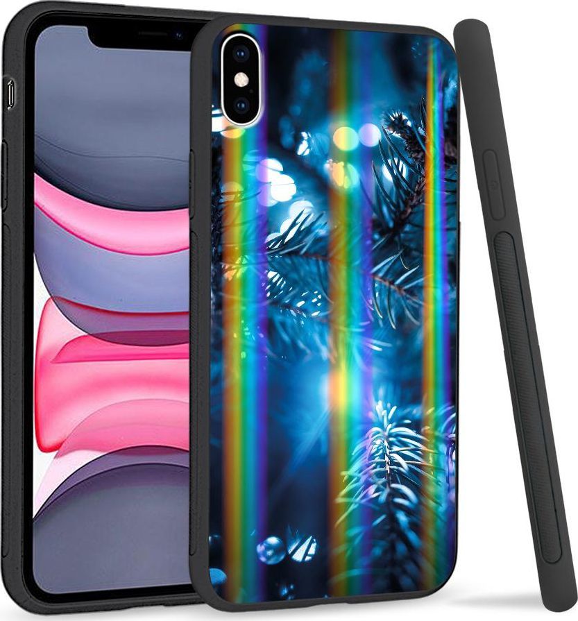 Super Fashion Etui Rainbow Series na Apple iPhone XS Max Sosna 1