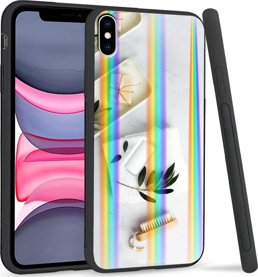 Super Fashion Etui Rainbow Series na Apple iPhone XS Max Ulubiony zestaw 1