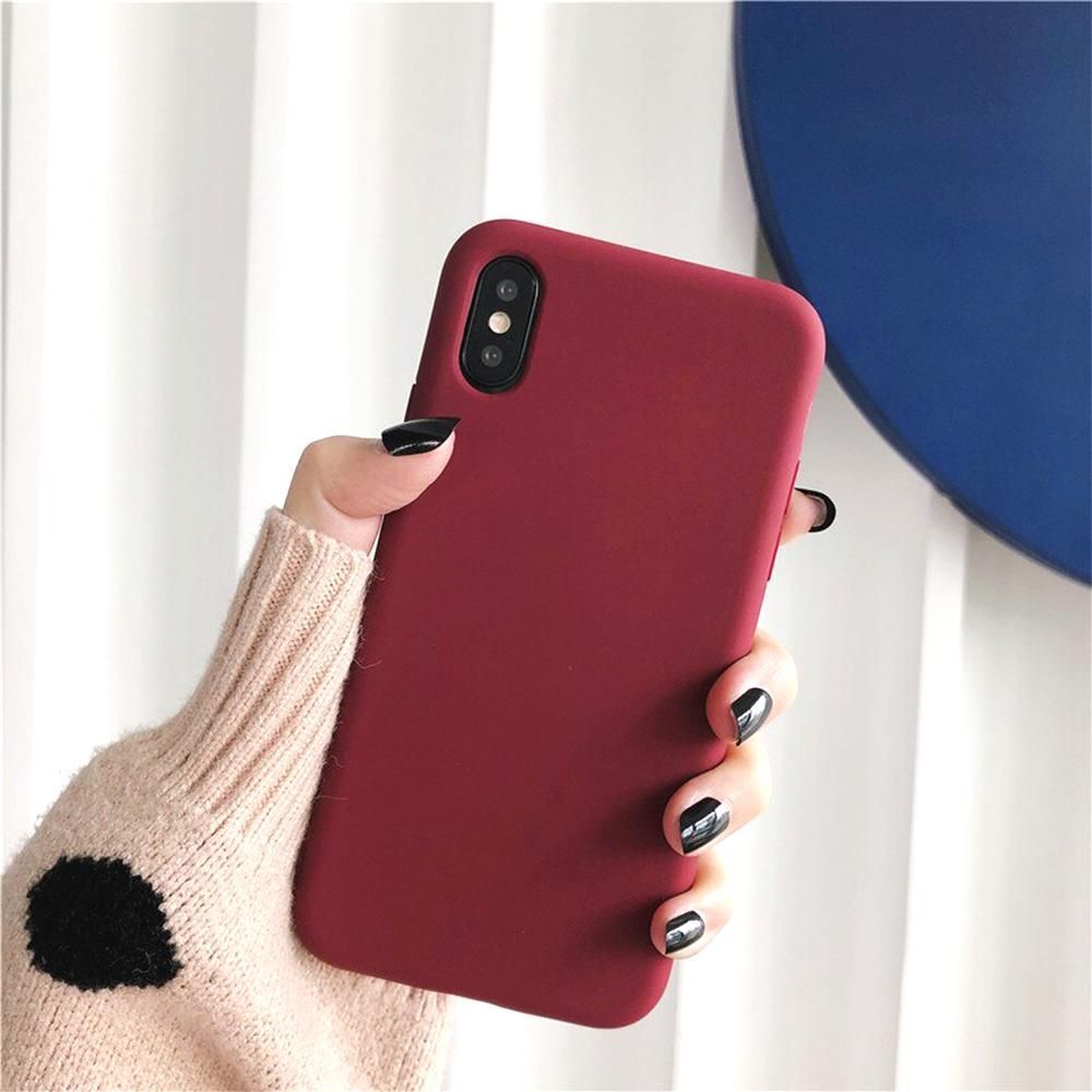 Super Fashion Etui do Apple Iphone XR TPU Bordo 1