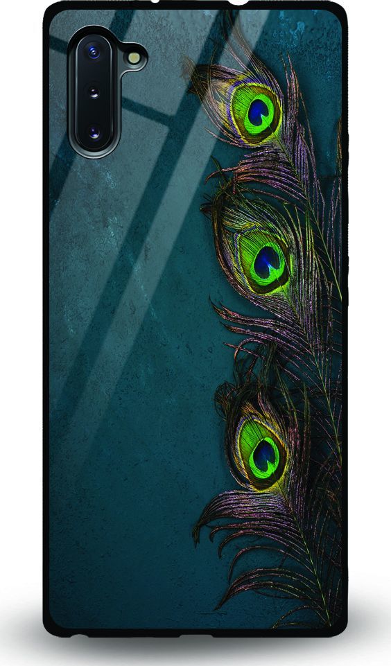 Etui na Samsung Note 10 - Designer Series - Three Peacock Feathers 1