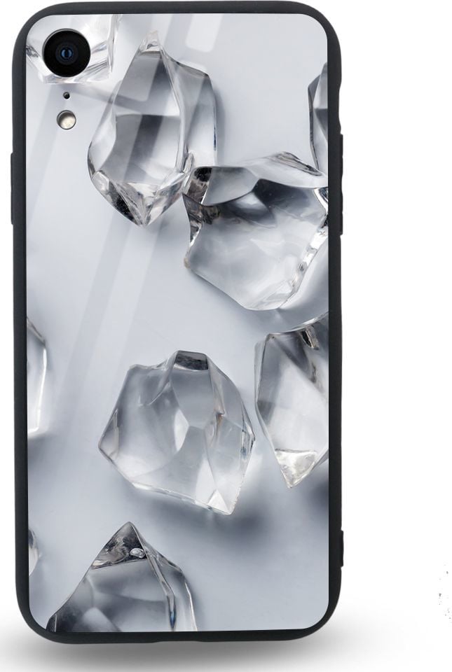 Etui na Apple iPhone XR - Designer Series - White glass cubes 1