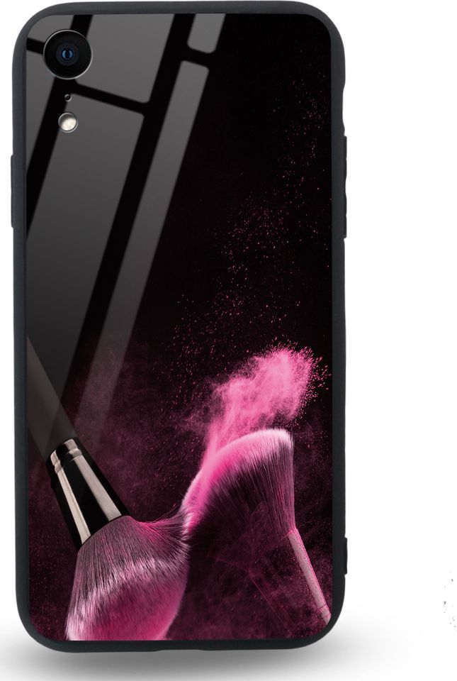 Etui na Apple iPhone XR - Designer Series - Pink powder brush 1
