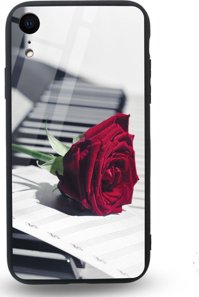 Etui na Apple iPhone XR - Designer Series - Rose Piano 1