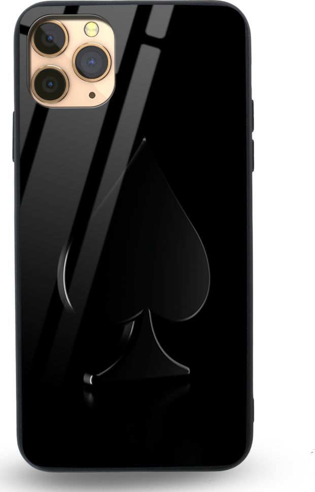 Etui na Apple iPhone 11 Pro Max - Designer Series - Black spade 1