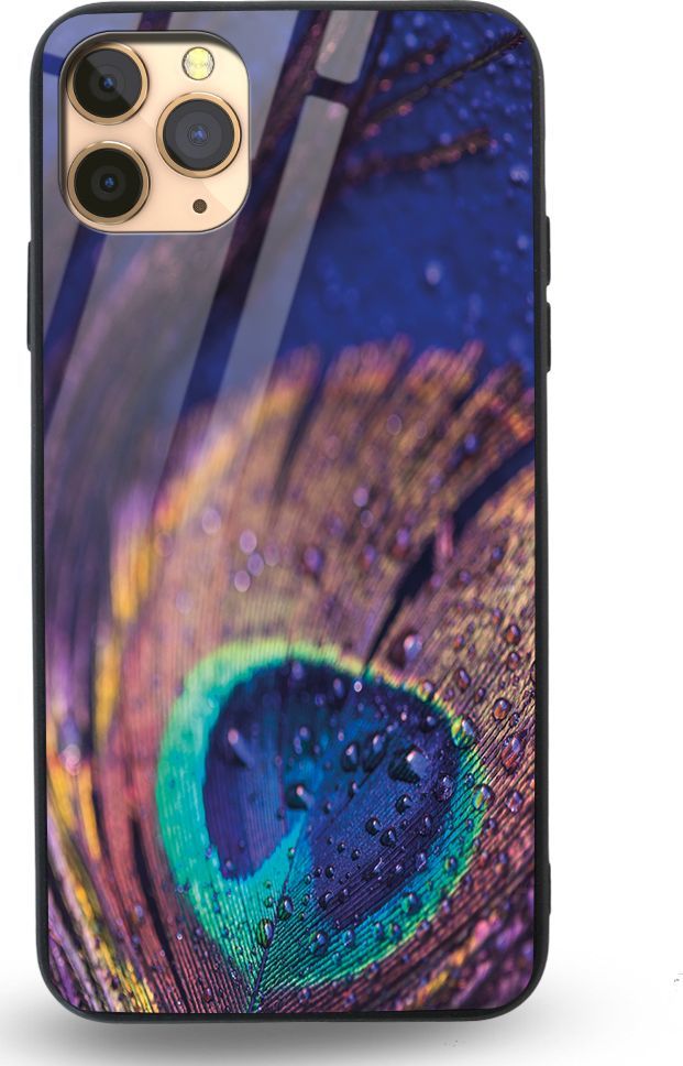 Etui na Apple iPhone 11 Pro Max - Designer Series - Peacock Feather Closeup 1