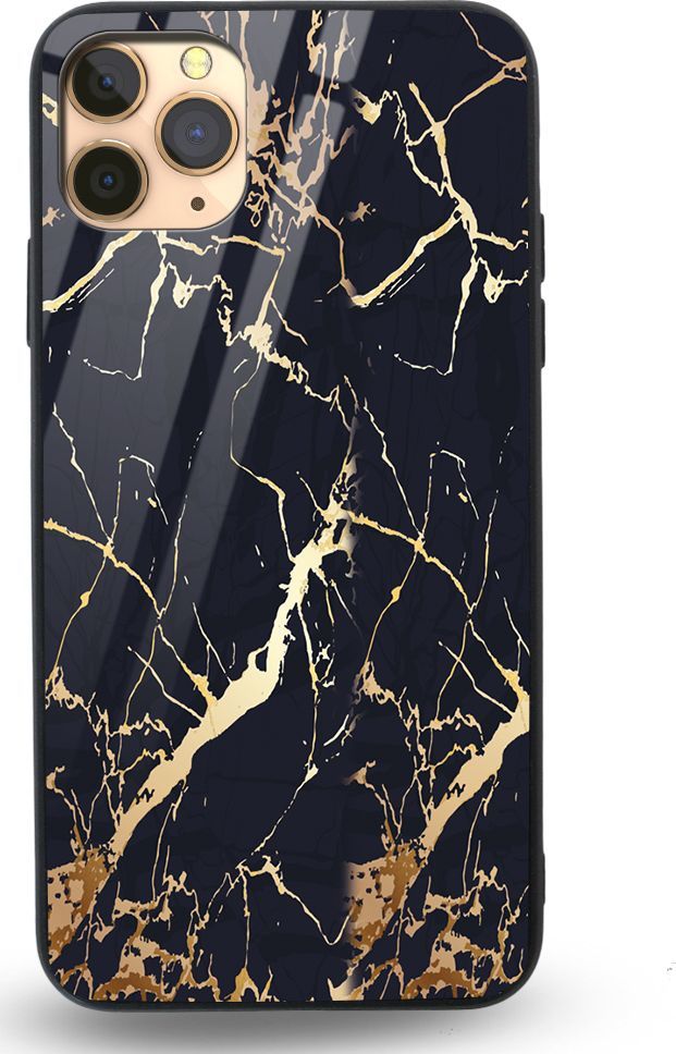 Etui na Apple iPhone 11 Pro - Designer Series - Black gold granite 1
