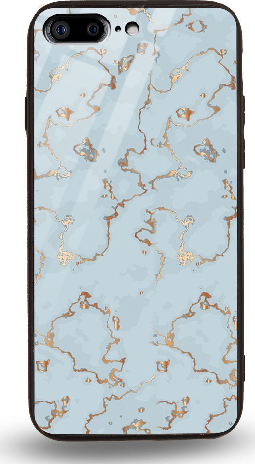 Etui na Apple iphone 7 Plus / 8 Plus - Designer Series - Golden blue granite 1
