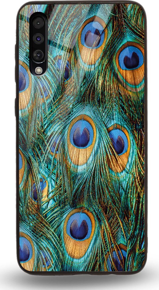 Etui na Samsung A50 - Designer Series - Peacock Feather Bunch 1