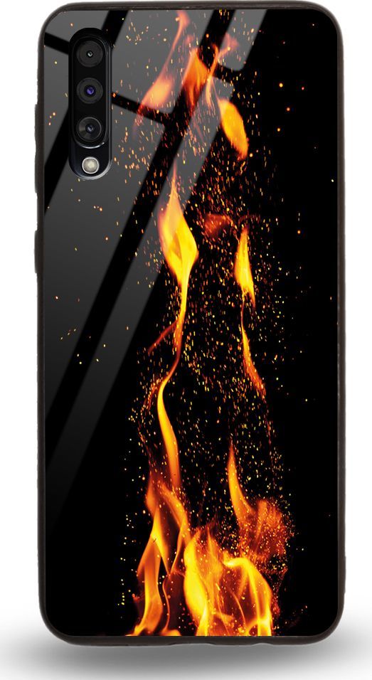 Etui na Samsung A50 - Designer Series - Crackling Fire 1