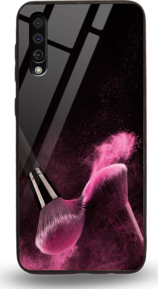 Etui na Samsung A50 - Designer Series - Pink powder brush 1