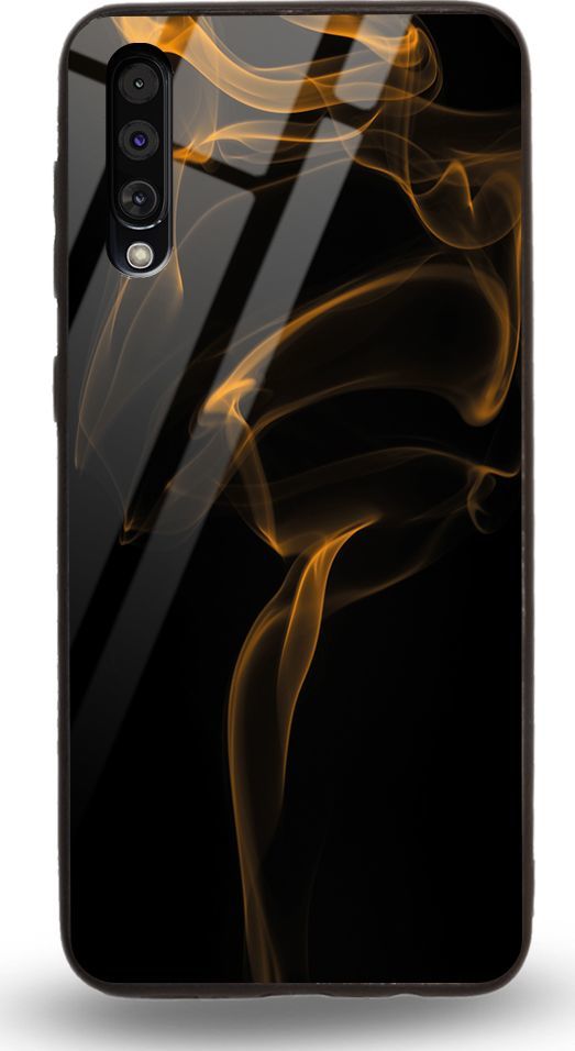 Etui na Samsung A50 - Designer Series - Orange smoke 1