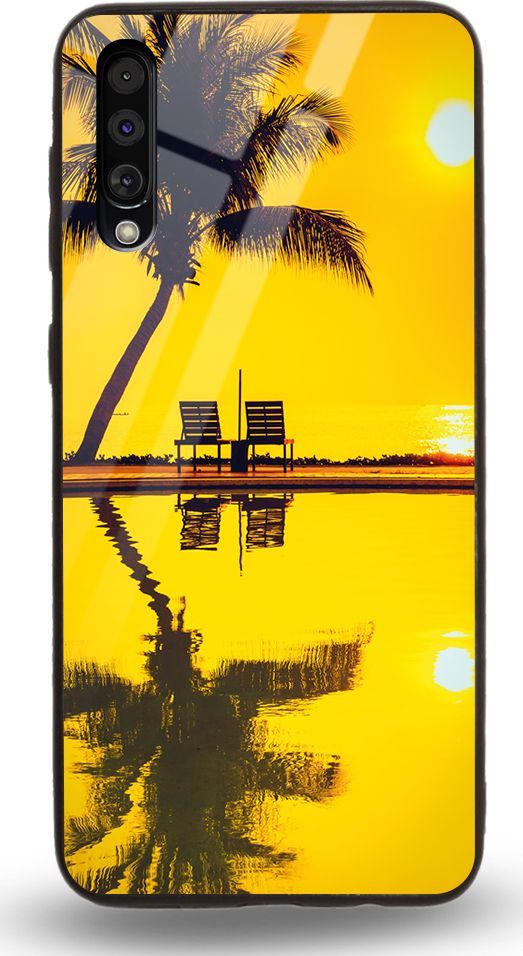 Etui na Samsung A50 - Designer Series - Yellow sunset 1