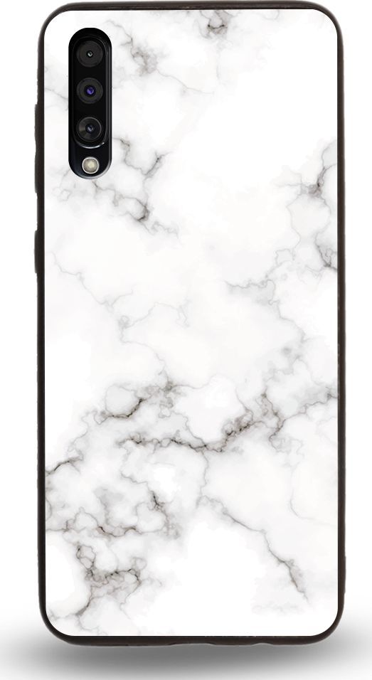 Etui na Samsung A50 - Designer Series - White granite 1
