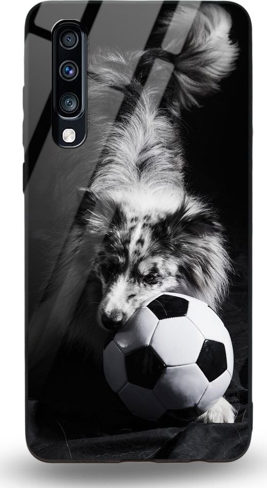 Etui na Samsung A70 - Designer Series - Dog with ball 1