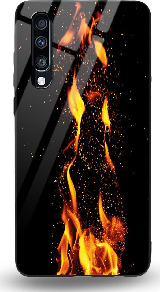 Etui na Samsung A70 - Designer Series - Crackling Fire 1