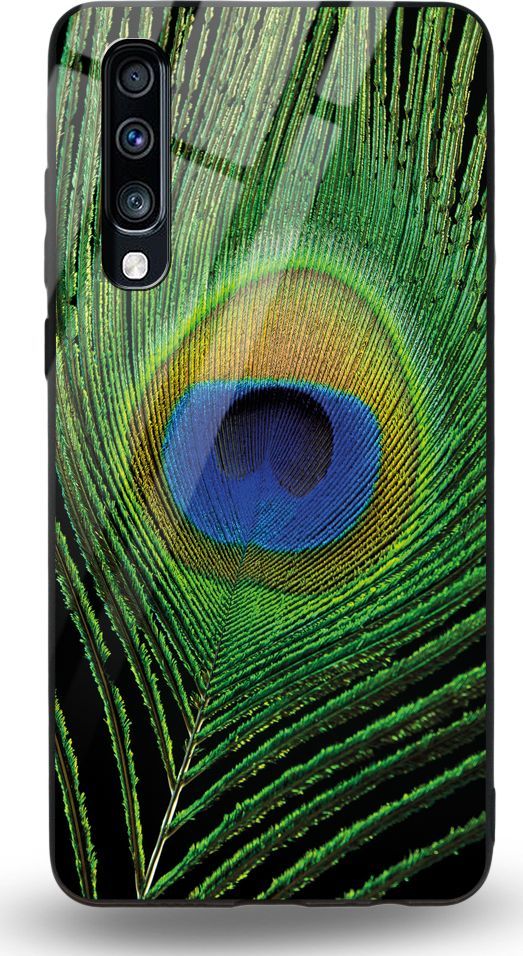 Etui na Samsung A70 - Designer Series - Peacock Feather 1