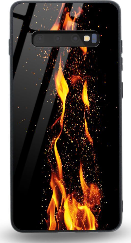 Etui na Samsung S10 Plus - Designer Series - Crackling Fire 1