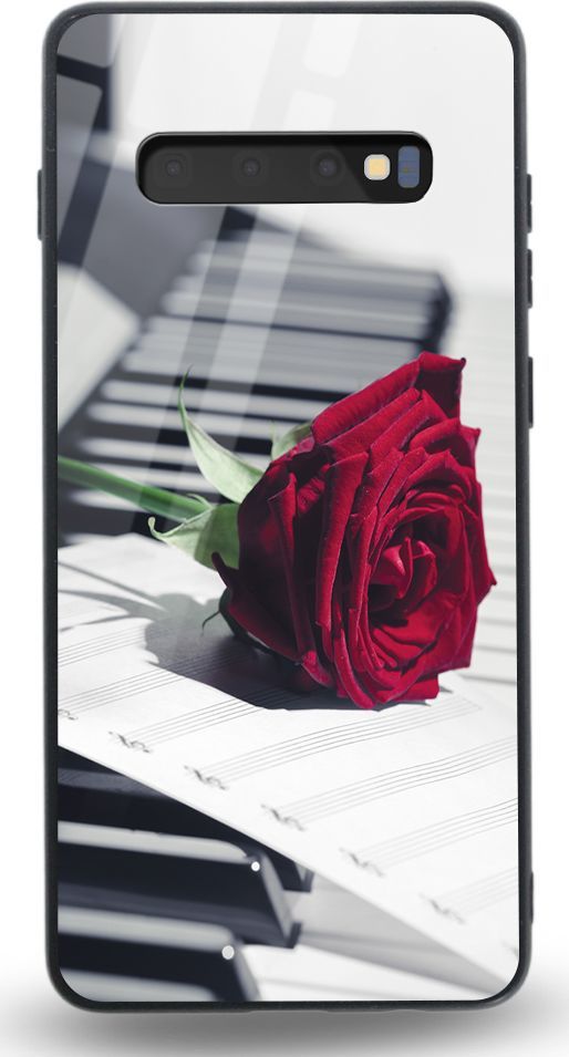 Etui na Samsung S10 Plus - Designer Series - Rose Piano 1