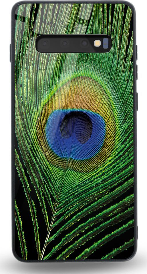 Etui na Samsung S10 Plus - Designer Series - Peacock Feather 1