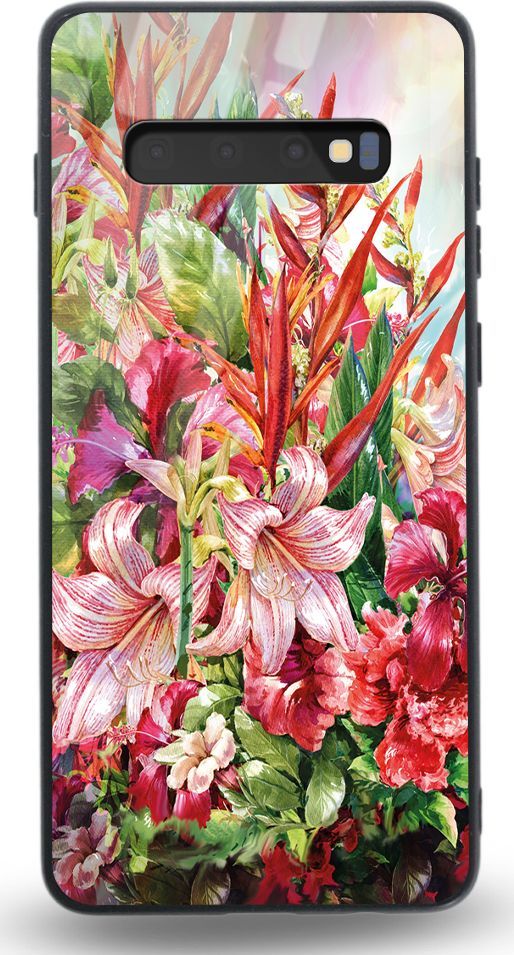 Etui na Samsung S10 Plus - Designer Series - Flowers 1