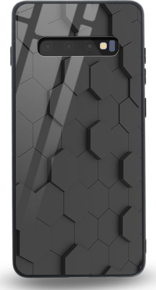 Etui na Samsung S10 Plus - Designer Series - Honeycomb Pattern 1