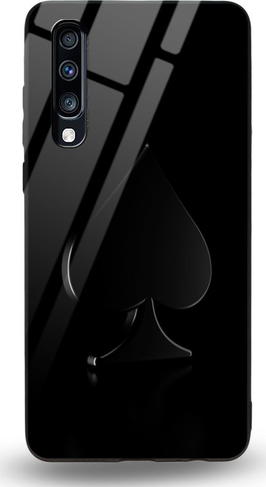 Etui na Samsung A70 - Designer Series - Black spade 1
