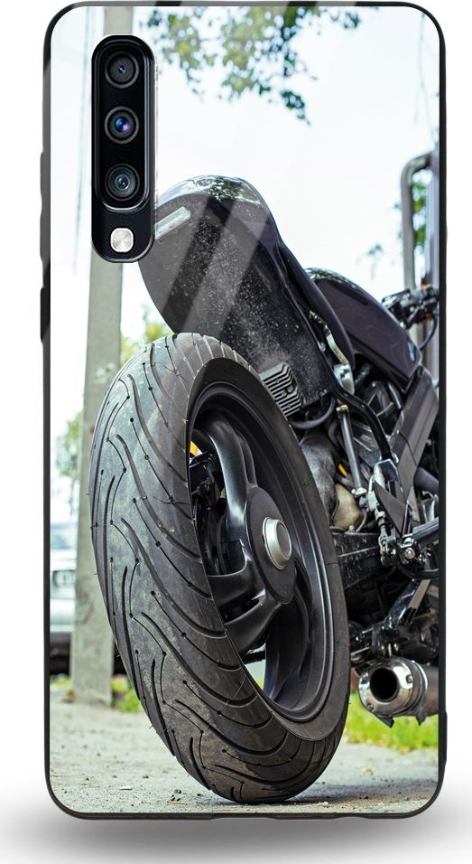 Etui na Samsung A70 - Designer Series - Bike Tyre 1