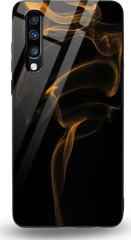 Etui na Samsung A70 - Designer Series - Orange smoke 1