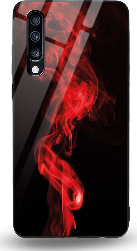 Etui na Samsung A70 - Designer Series - Red smoke 1