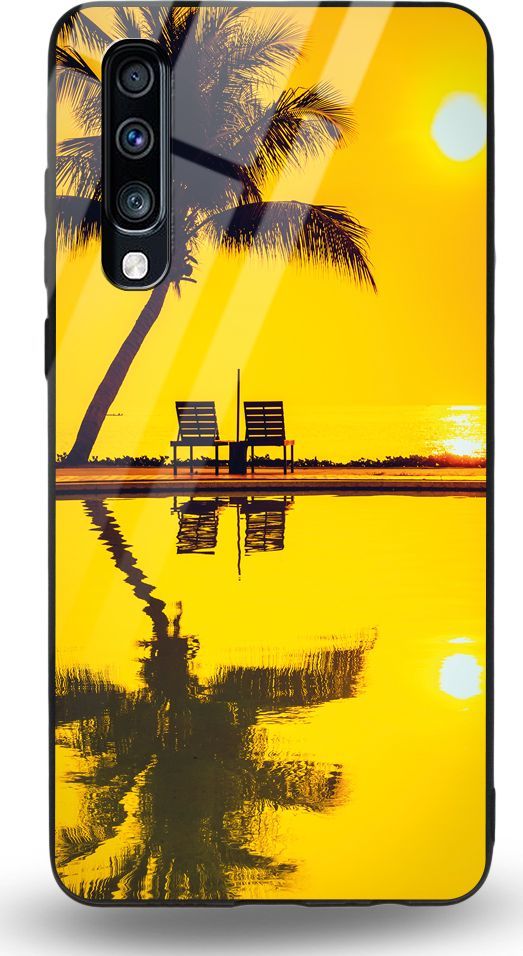 Etui na Samsung A70 - Designer Series - Yellow sunset 1