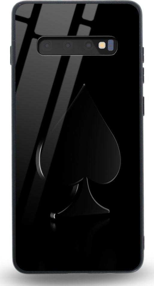 Etui na Samsung S10 Plus - Designer Series - Black spade 1