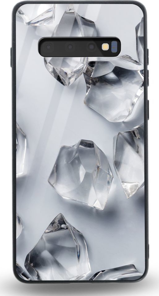 Etui na Samsung S10 Plus - Designer Series - White glass cubes 1