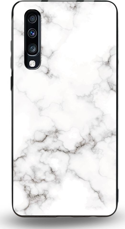 Etui na Samsung A70 - Designer Series - White granite 1